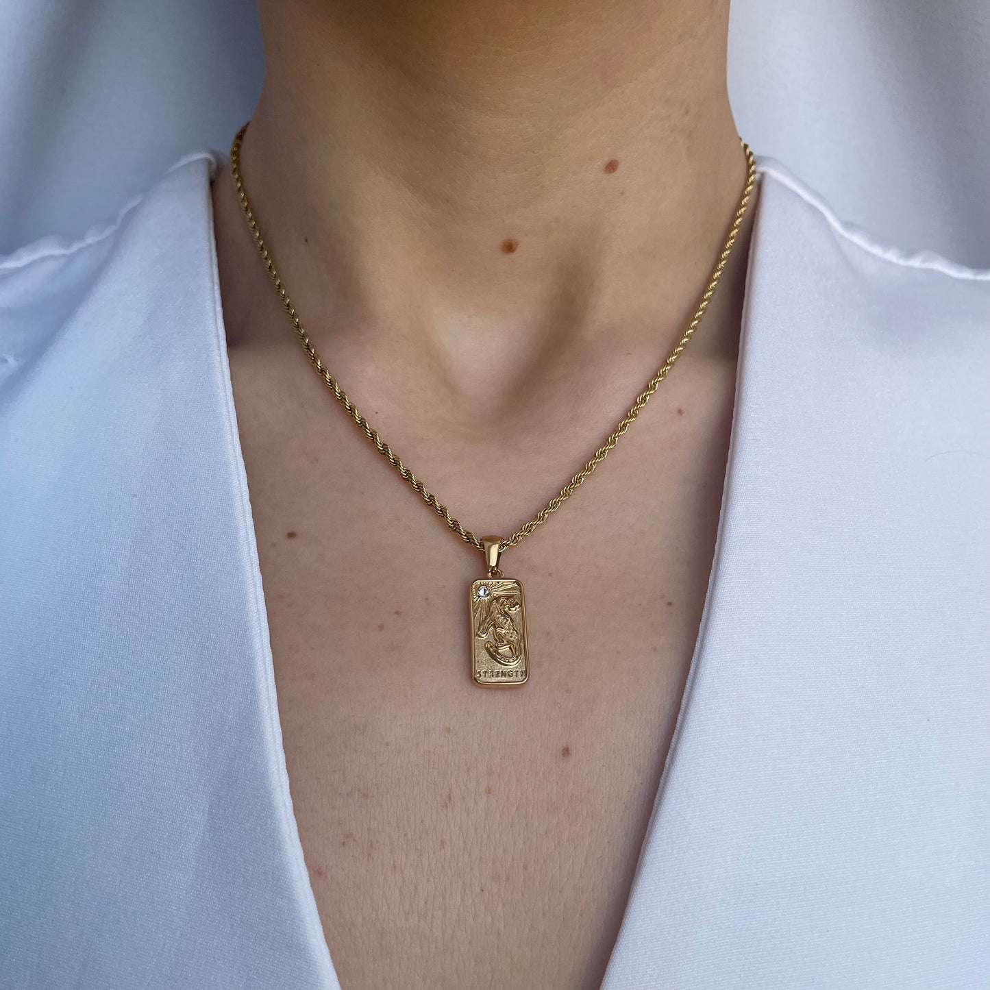 Strength-long chain pendant