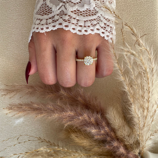 Moissanite Ring