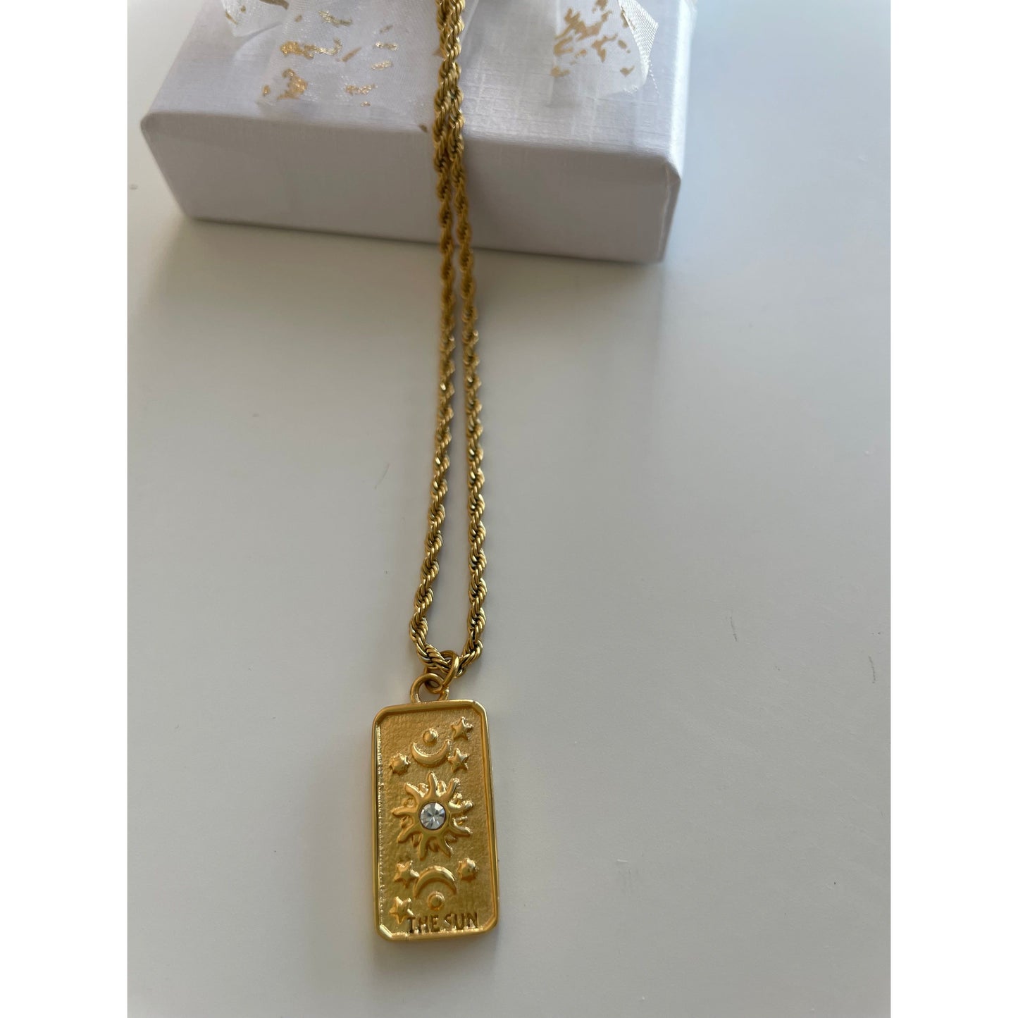 THE SUN Tarot Necklace